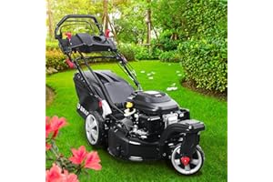 BRAST® Benzin Rasenmäher Trike mit Antrieb | 5,2kW(7PS) | Elektrostart | 53cm Schnittbreite | viele Modelle | TÜV | 4 Takt OHV Motor | 30-80mm Schnitthöhe | 60L Fangkorb | Stahlgehäuse | ESTART