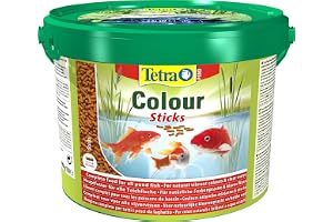 Tetra Pond Colour Sticks Helfoder för Trädgårdsdammfiskar, 10 l