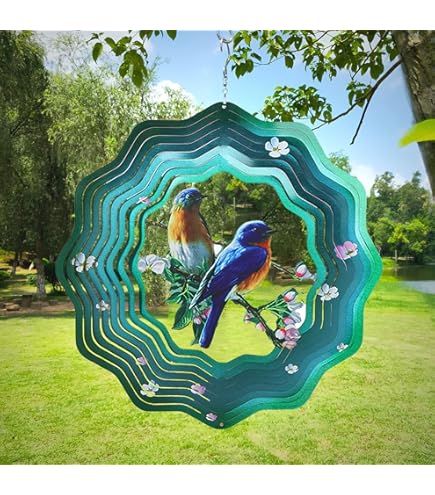 8 Sublimations-Windspinner 28 Cm – 3D Aluminium Für Garten-Deko