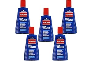 Tónico capilar Seborin Schwarzkopf para cabello fino, previene la caspa || 5 x 300 ml || 300 ml (paquete de 5)