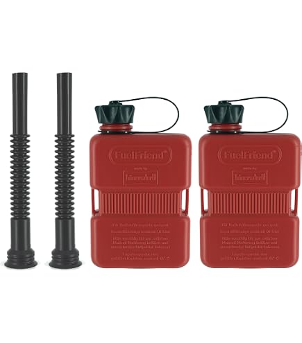 20l FuelFriend®-BIG Ax. 2,0 Litres Bec Flexible - Jerrycan Avec Jerrican Essence
