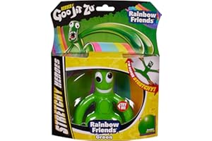Heroes of Goo Jit Zu Rainbow Friends, Green. The multiplayer, kid-friendly horror story experience. Super Stretchy Goo Filled Toy Figure.