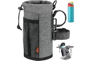 Desing Wish Portabidon Bicicleta Sin Tornillos Porta Bidones para Bici MTB Portabotellas Bicicleta Soporte Botella Bicicleta con Bolsillo de Malla para Accesorios Bicicleta Montaña Patinete