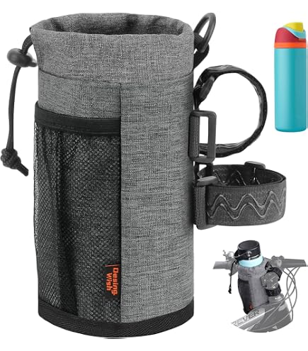 Naisfei Porte-Bouteille Vélo Moto Réglable 55-78mm - Support Gobelet Universel Pour Vélo, Scooter, Vélo Électrique