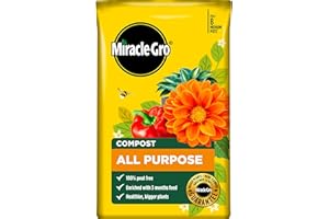 Miracle-Gro Premium All Purpose Compost, PEAT FREE, 40 Litre