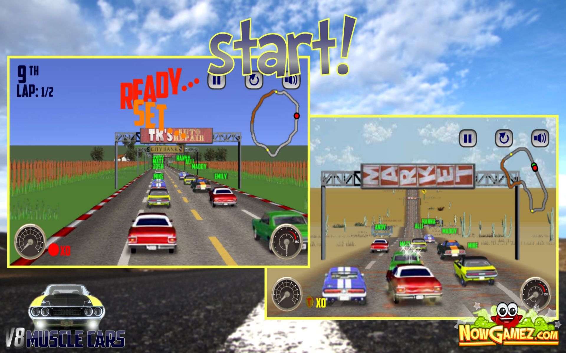 V8 Muscle Cars Racing games Amazon.co.uk Appstore for Android