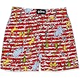 Dr. Seuss Men's Button Fly Boxer Lounge Shorts