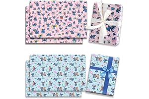 SOANWIND 4PCS Wrapping Papers Sheets, 70x50cm Birthday Present Paper Gaming Wrapping Paper for Kid Christmas Halloween