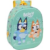 Safta BLUEY School Backpack, 3D Design, Ideal for Children of Different Ages, Comfortable and Versatile, Quality and Resistan