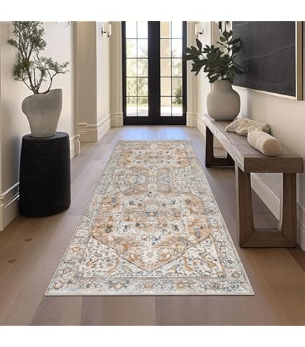 Passatoia Moderna Antiscivolo Per Corridoio - Grigio Marmo 110x280 Cm - Foto 6