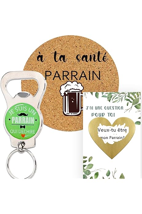 XWXWXW Cadeau Filleul Porte Clés Porte Clés De Charme Cadeau Filleul Baptême