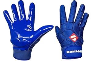 BARNETT FKG-03 Bleu Gants de Football américain de Linebacker Pro, LB,RB,Te
