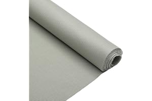 VekAuto Breathable Mesh Headliner Fabric 64" l x 48" W Interior Trim DIY Roof Repair Replacement for Car RV SUV Automotive Breathable Mesh Fabric Light Gray