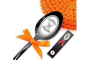 SEYAL Cereal Killer Spoon - Engraved Stainless Steel Spoon - Funny Gift for Breakfast Lovers - Durable & Reusable - Perfect for Dining, Gifting & Collectors
