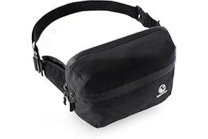 XENLYN GEAR Waterproof Bum Bag | Waist Fanny Pack & Running Belt for Men & Women | Adjustable Waist Bag with Zipper Pockets | Crossbody Bag for Travel, Hiking, Dog Walking, Festivals, Everyday Carry