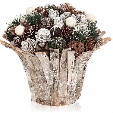 Composizione Floreale Artificiale Con Vaso Sluban, Lavanda Viola E Steli Verdi, Altezza 42,6 Cm, Ideale Per Decorare Soggiorno, Ufficio O Eventi Speciali
