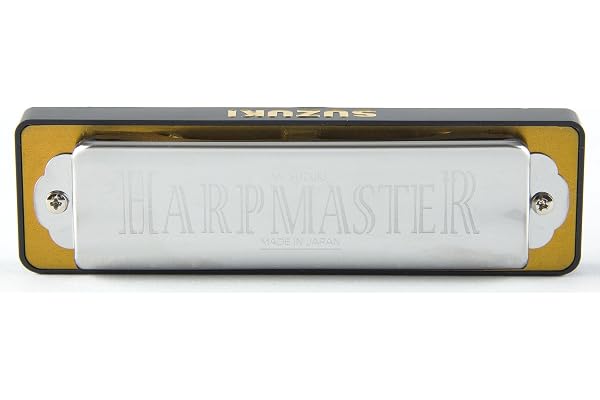 Suzuki MR200C Harpmaster Harmonica diatonique en do 10 trous Chrome (10cm)