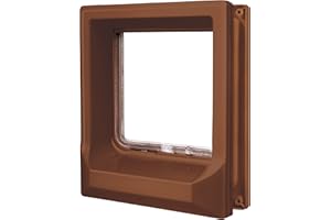 Zolux Chatière 4 Positions Magnétique pour Chat Marron