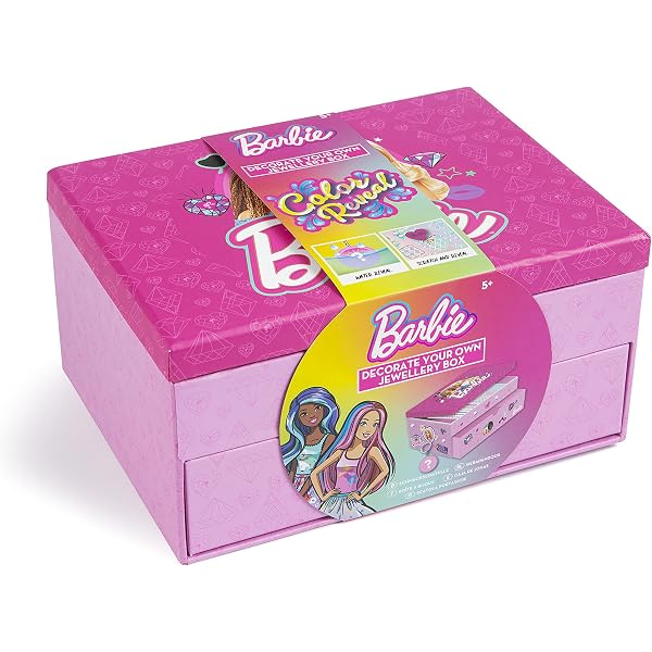 Barbie Beauty Set 11 Accessoires Cheveux Et Bijoux - Brosse, Barrettes, Bracelet - Cadeau Fille