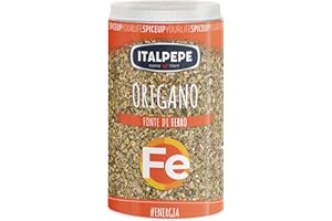 ITALPEPE ROMA 1969 Italpepe, Foglie di Origano, Ideali da Utilizzare su Focacce, Pizza, Pasta Capresi e anche Insalate, Pack Richiudibile 100% Riciclabile, Fonte di Zinco