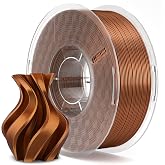 ELEGOO PLA Filament 1.75 1kg Silk Copper | Dimensional Accuracy +/- 0.03mm, 3D Filament Spool, for Most 3D Printers