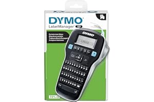 Dymo LabelManager 160 etiquetadora | Impresora de etiquetas portátil | Teclado QWERTY | Ideal para uso doméstico o de oficina