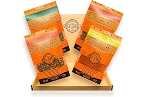 SPICE CARTEL Cartel d'épices, collection Americas de mélanges d'herbes et d'épices artisanaux du nord et de l'Amérique du Sud, 4-35g de sachets refermables