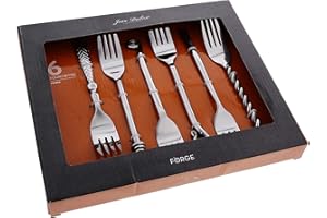 Jean Dubost Créations 96012 Mixes Forges Coffret 6 Fourchettes de Table