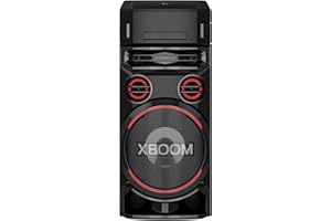 LG XBOOM ON7 - Altavoz de Fiesta con Sistema de Sonido Onebody (Bluetooth, función de DJ y Karaoke), Color Negro [Modelo Año 2020]