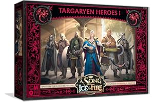 CMON Cool Mini Or Not A Song Of Ice & Fire: Targaryen Heroes 1 Miniatures Game Expansion Ages 14+ 2 Players 45-60 Minutes Playing Time