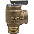 Apollo Valve 10-400 Series Bronze Safety Relief Valve, ASME Hot Water, 30 psi Set Pressure, 3/4" NPT Male x Female
