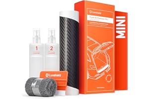 Luxshield Folia ochronna progu bagażnika do Mini Clubman 2 (II) F54 I 2015-2024 - ochrona zderzaka, ochrona przed zarysowaniami, folia ochronna do lakieru - czarna Carbon