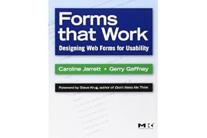 Forms that Work: Designing Web Forms for Usability
