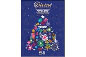Divine Chocolate FAIR Trade Milk Chocolate Advent Calendar 85g (Pack of 1)