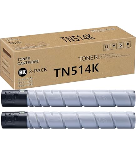 Konica Minolta TN-514K TN-514C TN-514 TN-514Y Bizhub C458 C558