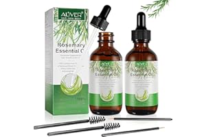 IFUDOIT Olio di Rosmarino per la Crescita e contro la Caduta dei Capelli 2 pacchi, Cura della Pelle, Olio per Donne e Uomini, Nutre il Cuoio Capelluto