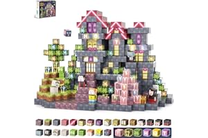 BINZKBB Klocki Magnetyczne 198 Szt., Edukacyjna zabawki Konstrukcyjna STEM z Światłem LED, Rozwijająca Kreatywność, Kreatywne zabawki dla dzieci w wieku 5+