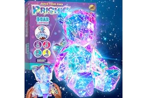 PURPLE LADYBUG Prismic Make Your Own 3D Light Up Bear Craft Kit – Gran regalo para niñas de 12 años, regalos para adolescentes y adolescentes de 13 años – Ideas geniales para niñas y rellenos de