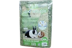 SMELL & SMILE 3X800G Heno Fresca para roedores Heno de Alta montaña para Hamster heno Natural para Mascotas pequeñas (MANZANILLA*3PC)