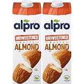Alpro Şekersiz Badem Bitki Bazlı İ&ccedil;ecek 1 L 2li paket