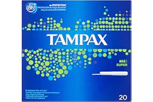 Tampax - Tampons Classiques avec Applicateur En Plastique x 20 - Super