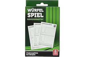 ASS Spielkartenfabrik 17119 - Gana entradas para el juego de los dados 5 piezas [importado de Alemania]