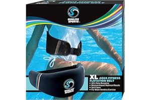 Sunlite Sports AquaFitness Deluxe Flotation Schwimmgürtel - Wasser-Aerobic-Ausrüstung für Pool, Low-Impact-Workout
