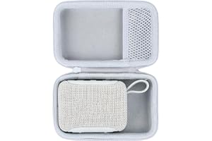 hårt fodral för JBL Go 5/4/3 ultraportabel högtalare (gråvit)