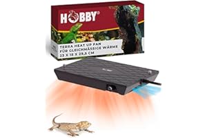 Hobby Heat Up Fan 30 W I Terrarium Heizlüfter I Gleichmäßige Wärme & Luftzirkulation für Reptilien I Energieeffiziente Terrarien Heizung mit Ventilator I Sicheres Wärmesystem für gesunde Tiere