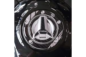 labelbike - Adesivo in Resina Gel 3D Protezione tappo serbatoio compatibile con Benelli TRK 702 e 702X Grigio