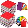 90 PCS Polyester Felt Fabric Craft Sets Assorted Colour Felt Cloth Fabric Samples Pastel Felt Fabric Sheets Small Felt Squares 10cm Patchwork Felt Material Felt Paper for Sewing Crafting Childern Kids