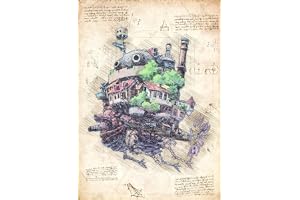 A3 Print - Myazaki - Ghibli 7 Howls moving castle