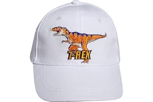 TeddyT's Boy's T-Rex Dinosaur Summer Sun Baseball Cap