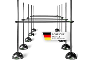 ‎TOOLZ TOOLZ Koordinationshürden Set (5er-Set) – Agility Grid Set - Trainingsstangen & Clips für Parcours, Slalom & Sprungtraining – Agility Hürden-Set +Tasche